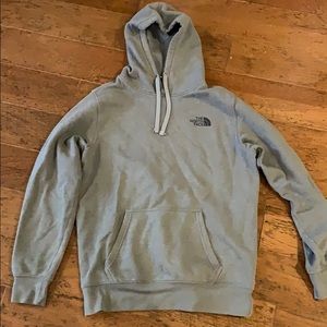 Gray North Face sweatshirt